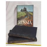 The Horizon Book of the Arts of Russia and History of Russia Hardcover Books with Slipcase