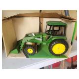 Ertl Stock Number 503 John Deere Utility Tractor with Endloader in Original Box
