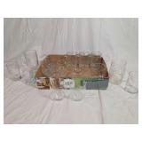 Assorted Glass Drinkware and Mugs