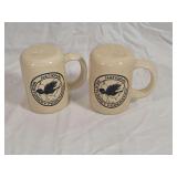 National Wild Turkey Federation Ceramic Mug Shaped Salt and Pepper Shakers