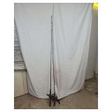 Two Baitcasting Fishing Rods with Attached Baitcasting Reels