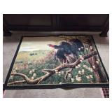 Shaw Rugs Wild Turkey Morning Caller Polypropylene Rug 3 Feet 3 Inches by 4 Feet 8 Inches