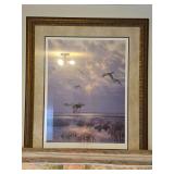Framed Limited Edition Ducks Unlimited Art Print Right Place Wrong Time by Scot Storm