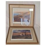 Two Framed Wildlife Prints by John S. Wilson and John C. Green, Numbered Editions