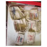 Group of 6 Canvas Shot Bags Including Winchester, Western, and Murdock Lead Company