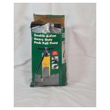 Double Action Heavy Duty Push Pull Pump with Fabric Storage Bins
