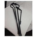 Black Metal Adjustable Folding Mobility Cane and Support Poles
