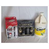 Fuller Brush Full Crystal Window Cleaner, SCI Stone Care Kit, and Zing Boat Hull Cleaner