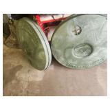 Compositumbler Replacement End Panels Green Plastic