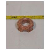 Carved Pink Alabaster Stone
