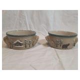 Sonoma Lifestyle Lodge Ceramic Bowls, Set of Two