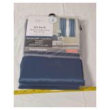 Mainstays 63-Inch Room Darkening Panel Pair Light Blue Curtains