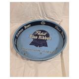 Pabst Blue Ribbon Beer Metal Serving Tray