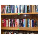 Assorted Hardcover Books, Fiction and Non-Fiction Shelf Grouping
