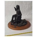 Cecil Howard Bronze Sculpture Mountain Man and Wild Turkey National Wild Turkey Federation Limited Edition