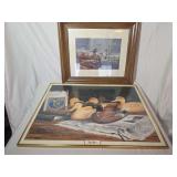 Darrell Foster Signed Numbered Framed Print Fowl Play and David A Maass Print
