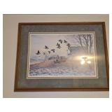 Framed Limited Edition Wildlife Print by Larry Anderson, Numbered 447/500