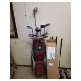 Ogio Golf Bag with Mixed Brand Golf Clubs including Tommy Armour and Callaway