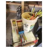 Easton and Mossy Oak Crossbow Bolts and Arrows in Bucket and Boxes