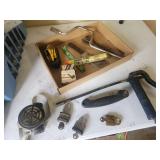 Assorted Hand Tools, Hardware, and Maintenance Equipment Lot