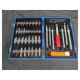 Craft Knife and Precision Blade Tool Set in Fitted Storage Case