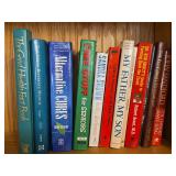 Assorted Hardcover Books Including Reference and Fiction Titles