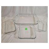 Anchor Hocking Glass Bakeware Set of Four