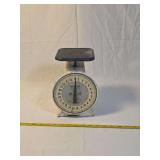 Two Hanson Bros Scales and One Wooden Coffee Grinder