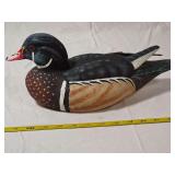 Carved Wooden Wood Duck Decoy Sculpture