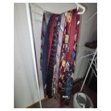 Group of Men's Neckties in Various Patterns and Colors