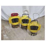 Three Frabill Flow Troll Model 4501 Bait Buckets