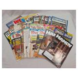 Woodsmith, Popular Woodworking, and Handy Magazines