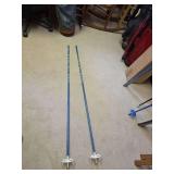 Swix Start Ski Poles - Blue and White - 150 cm