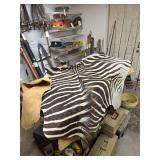 Tanned Zebra Hide Rug