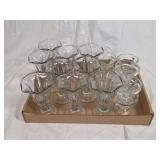 Group of Glass Dessert Dishes and Footed Bowls