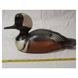 Big Sky Carvers Wooden Hooded Merganser Duck Decoy