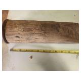 Wooden Mallet Head with Iron Banding