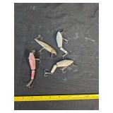 Group of Four L&S Baby Cat Sinker Fishing Lures