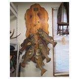 Taxidermy Fish Mount on Wooden Wall Plaque with Stringer