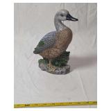 Ceramic Duck Figurine Statue Hand Painted Wildlife Sculpture
