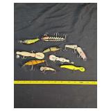 Assorted Fishing Lures Group Including Miracle Minnow and DAM