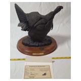 Cody Houston Bronze Turkey Sculpture Old Thunder NWTF Edition 2005