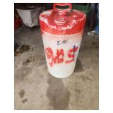 Plastic Fuel Barrel with Handle and Dual Spouts