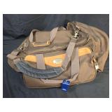 Cabela's Brown Canvas and Leather Trim Duffle Bag