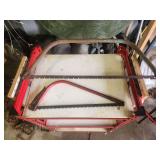 Two Metal Frame Saws