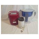 Krups Coffee Grinder, Perfect Cooker, and PUR Water Filtration Pitcher