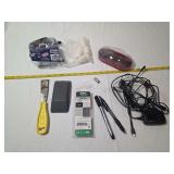 Mixed Lot of Hardware, Tools, Electronics Accessories, and Household Items