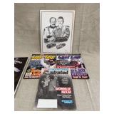 Dale Earnhardt and Dale Earnhardt Jr. NASCAR Memorabilia Lot with Prints and Magazines