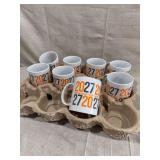 Wartburg College Class of 2027 Ceramic Mugs, Lot of 12