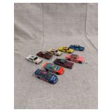 Group of Nine Diecast Stock Car Model Vehicles